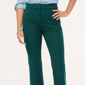 J Crew Factory Kelsey Flare Pant, NWT, Green, 6